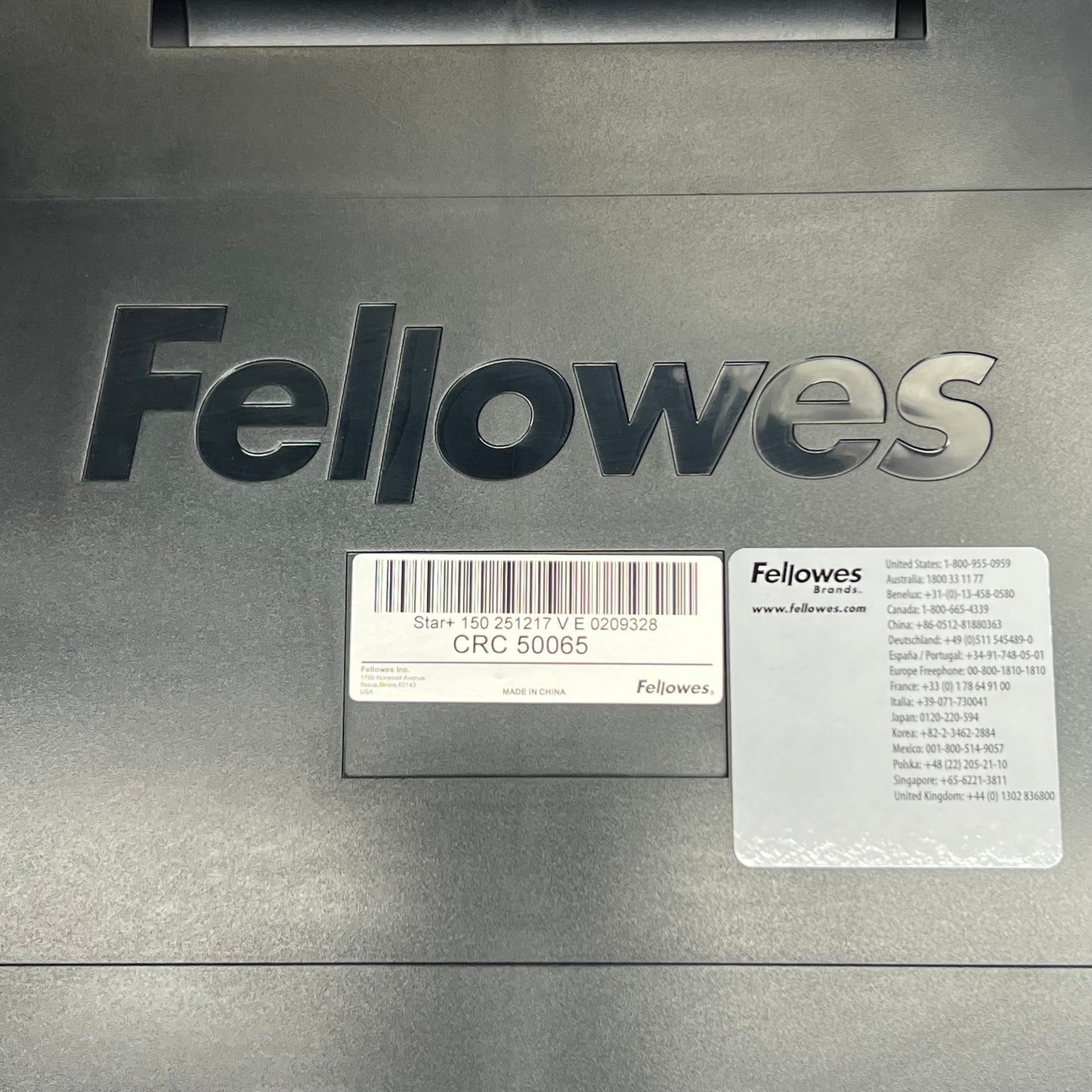 FELLOWES Star + 150 Comb Binding Machine Sz 14.5"L x 9.5"W, White CRC5006501