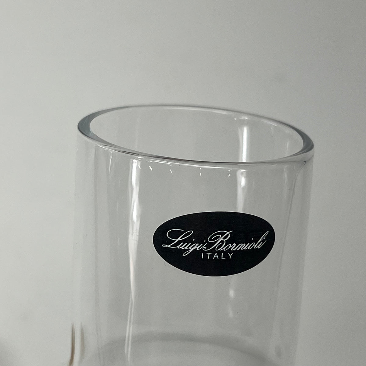 LUIGI BORMIOLI Crystal Glass Sublime Carafe W/ Cork Lid Italy Crafted 34oz Clear
