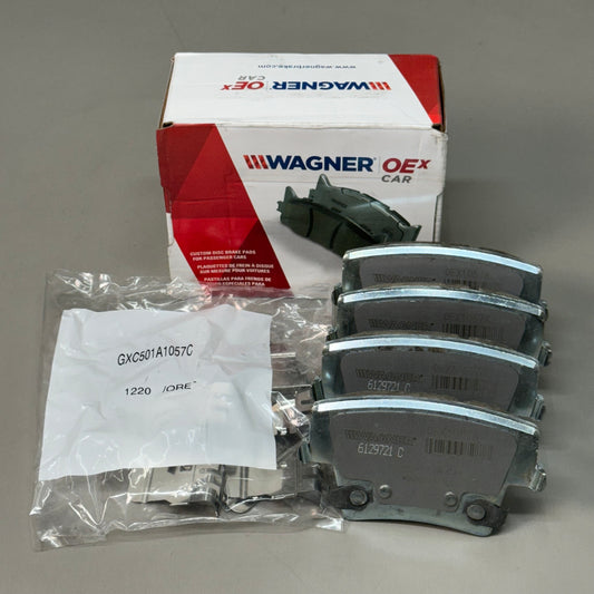 WAGNER OEx Ceramic Disc Brake Pad Set 5" x 2" Grey OEX1057A