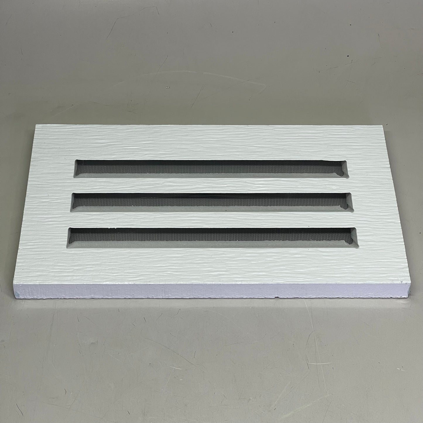 PORTLANDPRODUCTS (10 PACK) Rustic House Vent O/D 9.25" x 16" with 1" x 12" Slots Arctic White AWR408HV