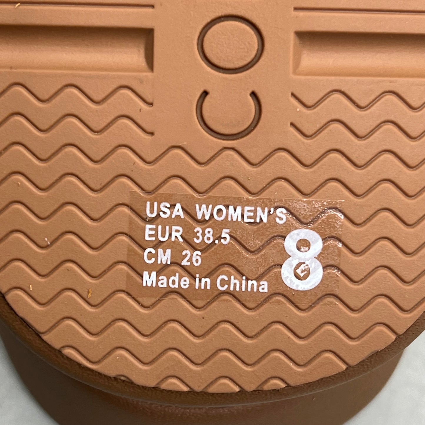 COBIAN Palmilla Braided Synthetic Leather Strap Sandals Women's Sz 8 EU 38.5 Tan PAL25-230-8