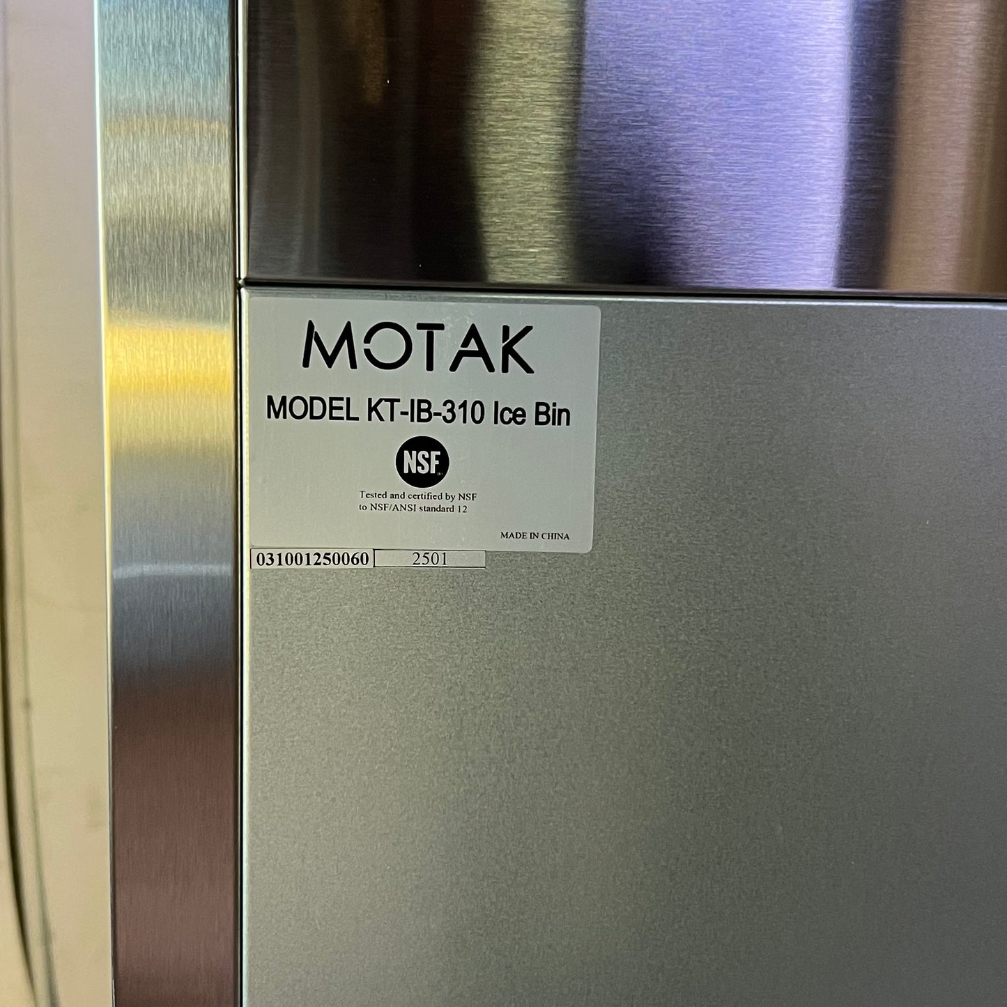 MOTAK Ice Storage Bin KT-IB-310
