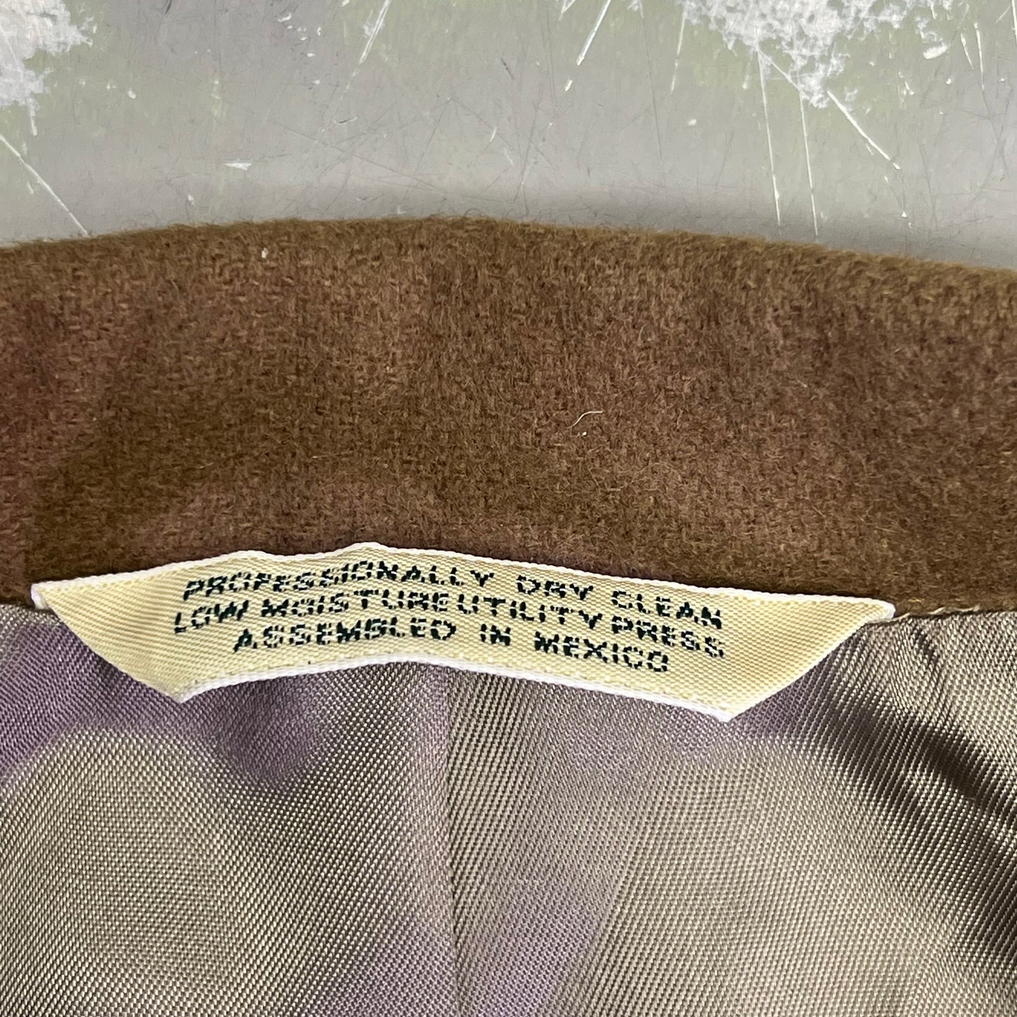 EVAN-PICONE Silk Lining Wool Outer Shell Blazer Men's Sz 36R Khaki Brown (Used)