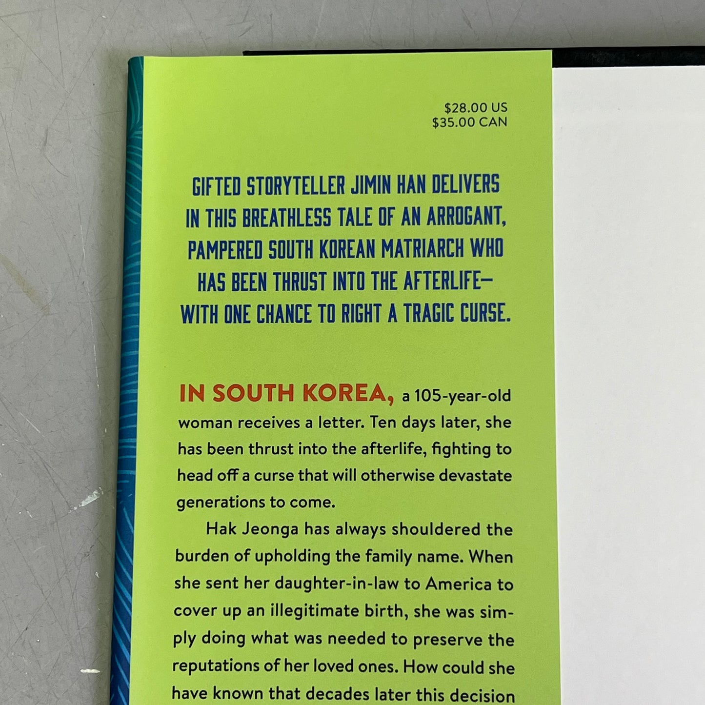 THE APOLOGY About A South Korean Matriarch Hardcover Book By Jimin Han