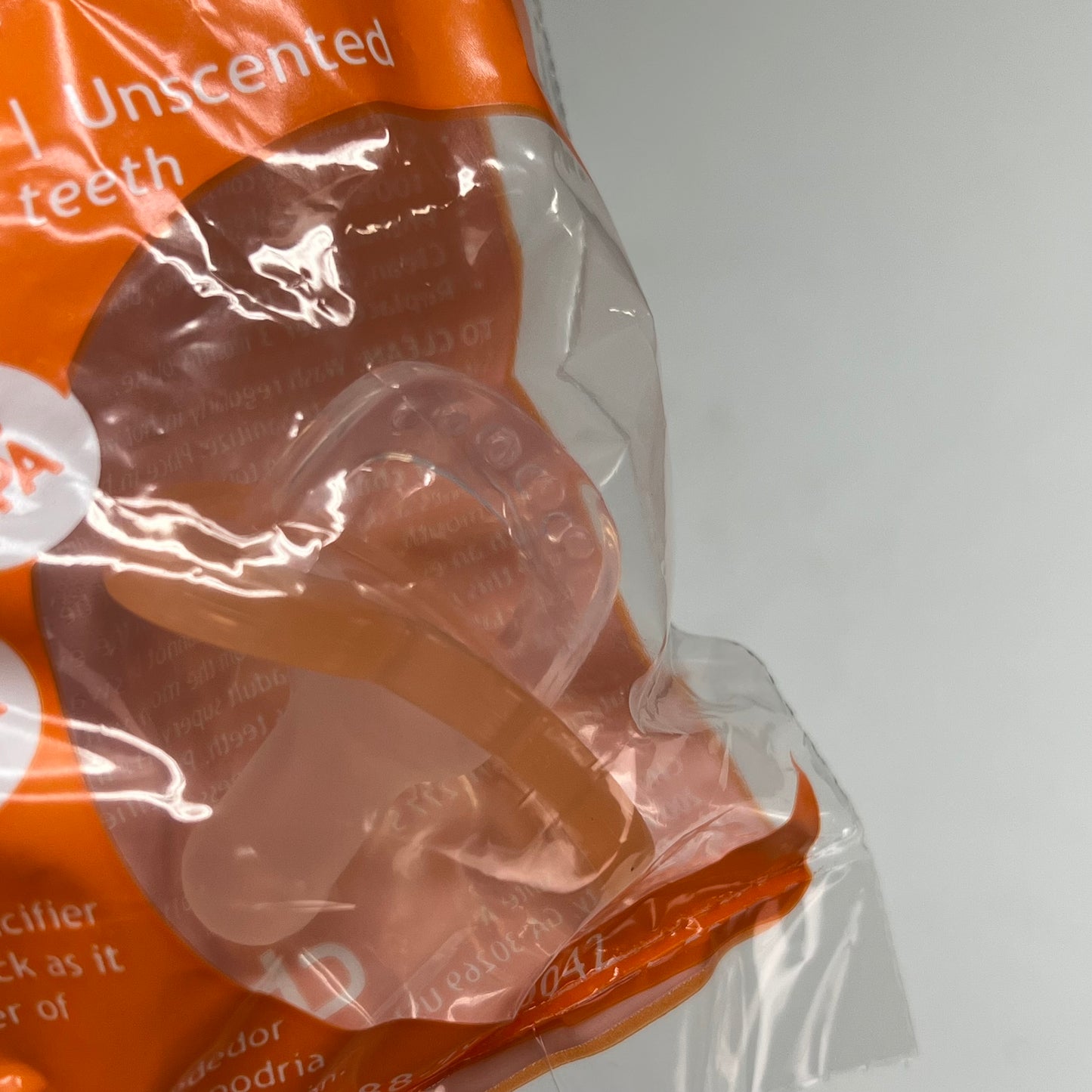 NOVA PLUS (10 PACK) Infant Pacifier Unscented  0-3 Month Orange VPJP1303100