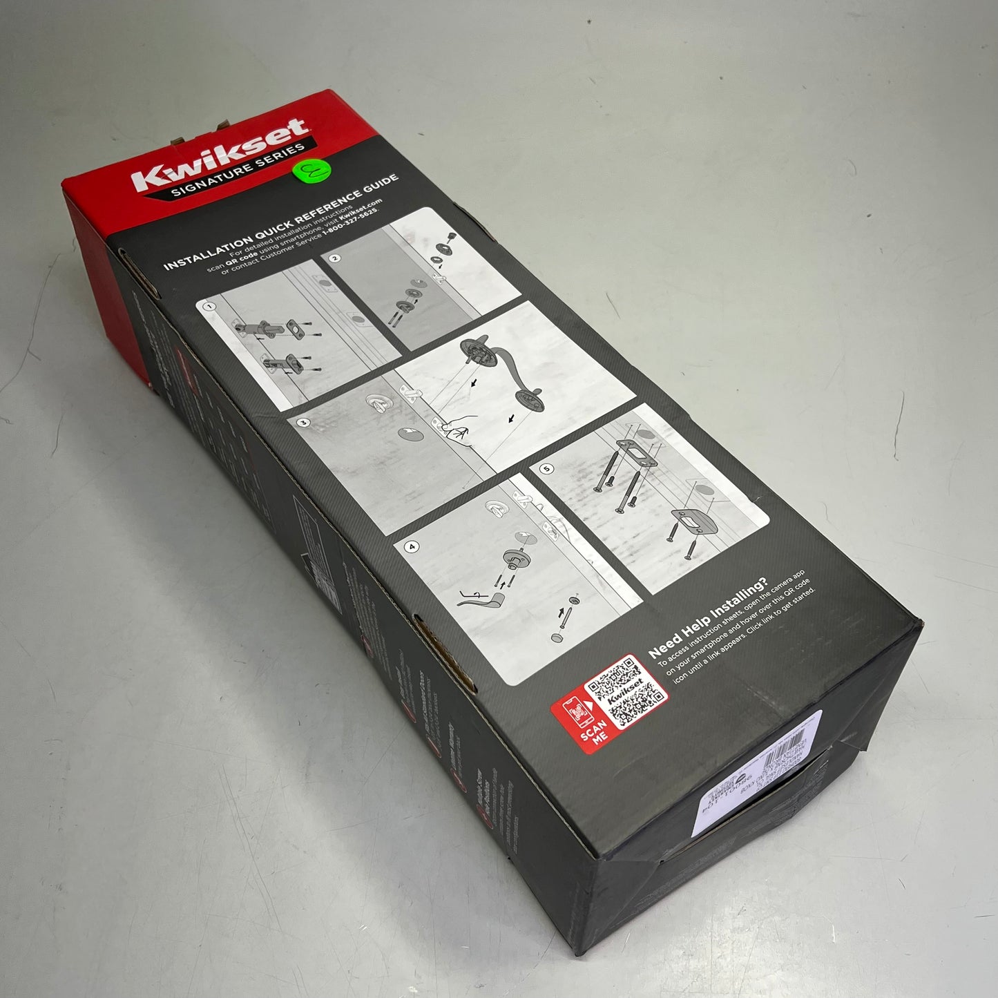 KWIKSET Hawthorne Handleset W/ Juno Knob Deadbolt Venetian Bronze 98001-104