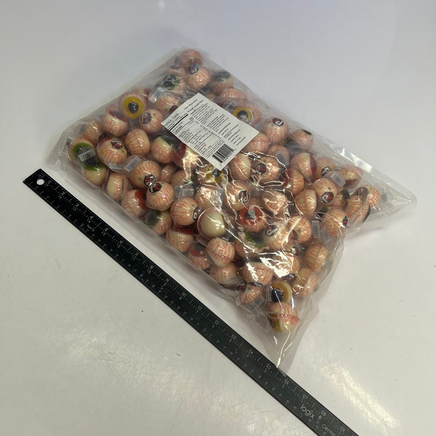 DEER DADA (5 LBS BAG) Individually Wrapped Filled Eyeball Gummy Candy BB 05/26