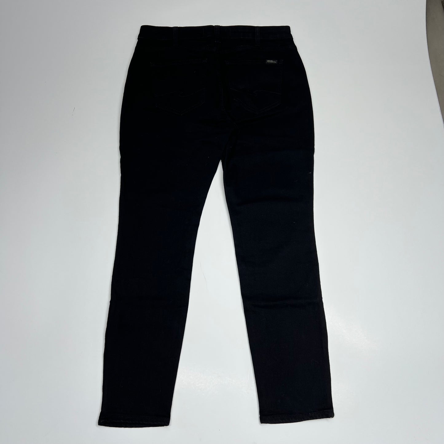 SILVER JEANS CO The Curvy High Skinny Women's Sz 14/29 Black LA94108AB510