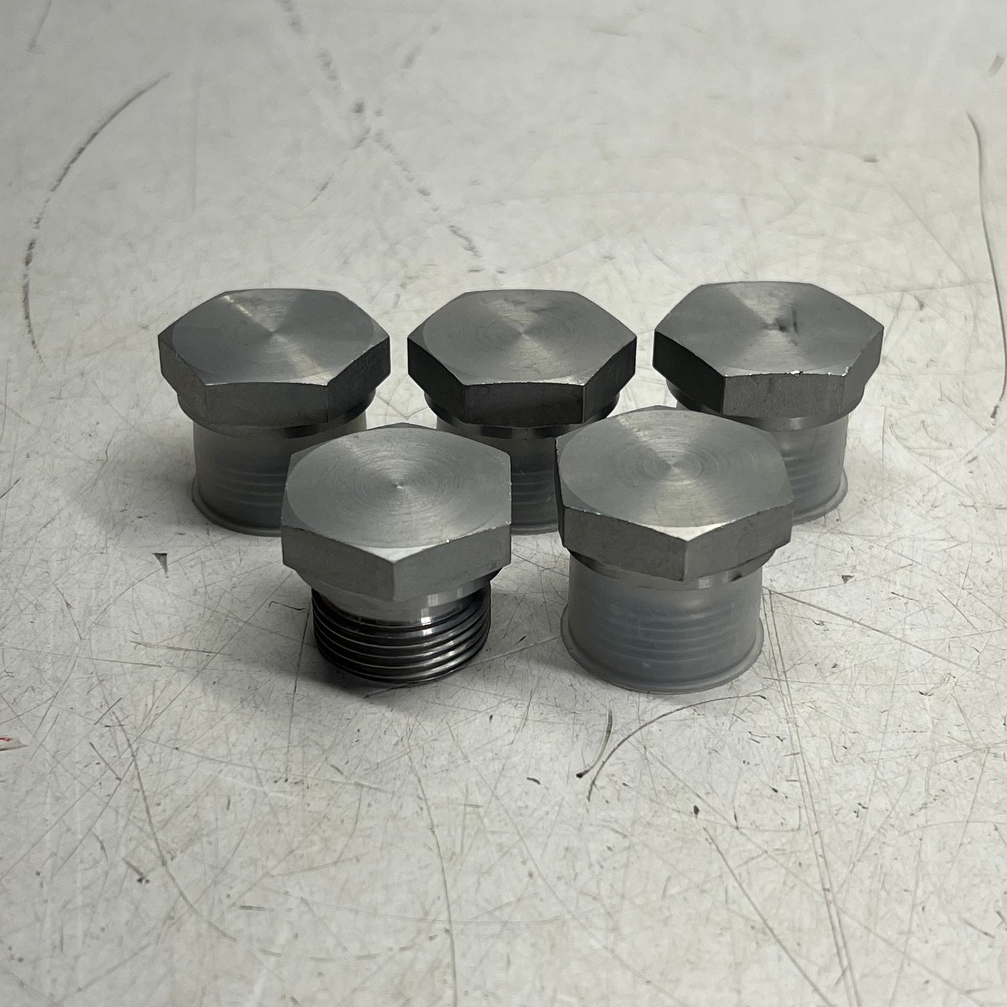 PARKER (5 PACK) Compression Tube Plug 3/4-14 Silver PT-00308