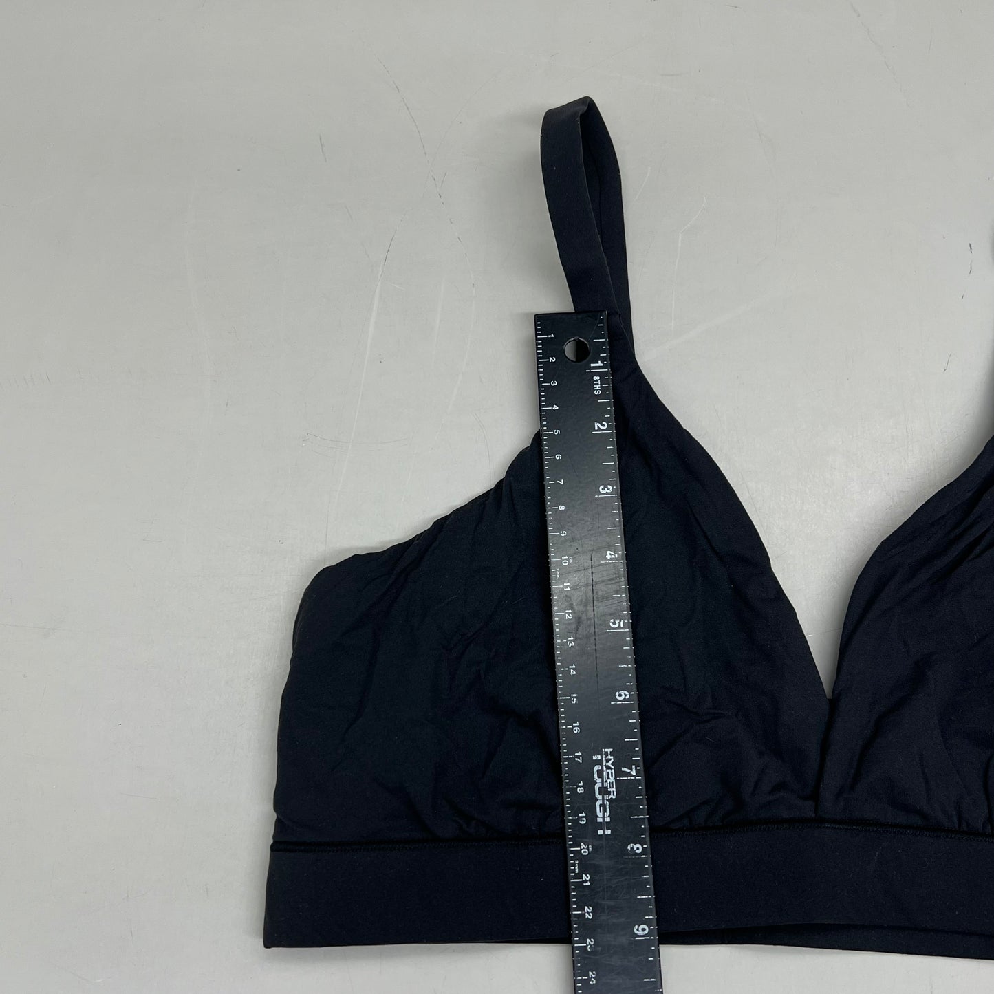 SKIMS Adjustable Triangle Bralette Fits Everybody Women's Sz 3X Onyx BR-TRI-2024