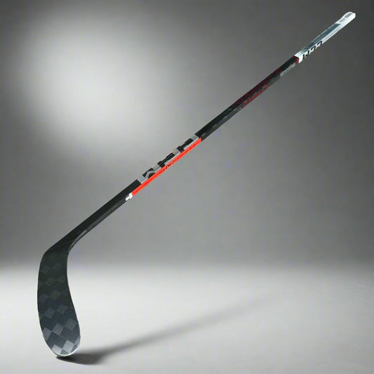 CCM Jetspeed FT6 Pro Hockey Stick 70 Flex P28 Blade Pattern Right-Handed Senior Grey/Red