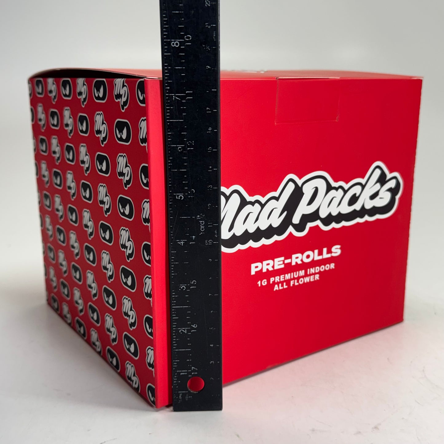 ZA@ MAD-PACKS Red Shipping Boxes Sz 8"W x 8.5"L x 7"H ST1000007877010