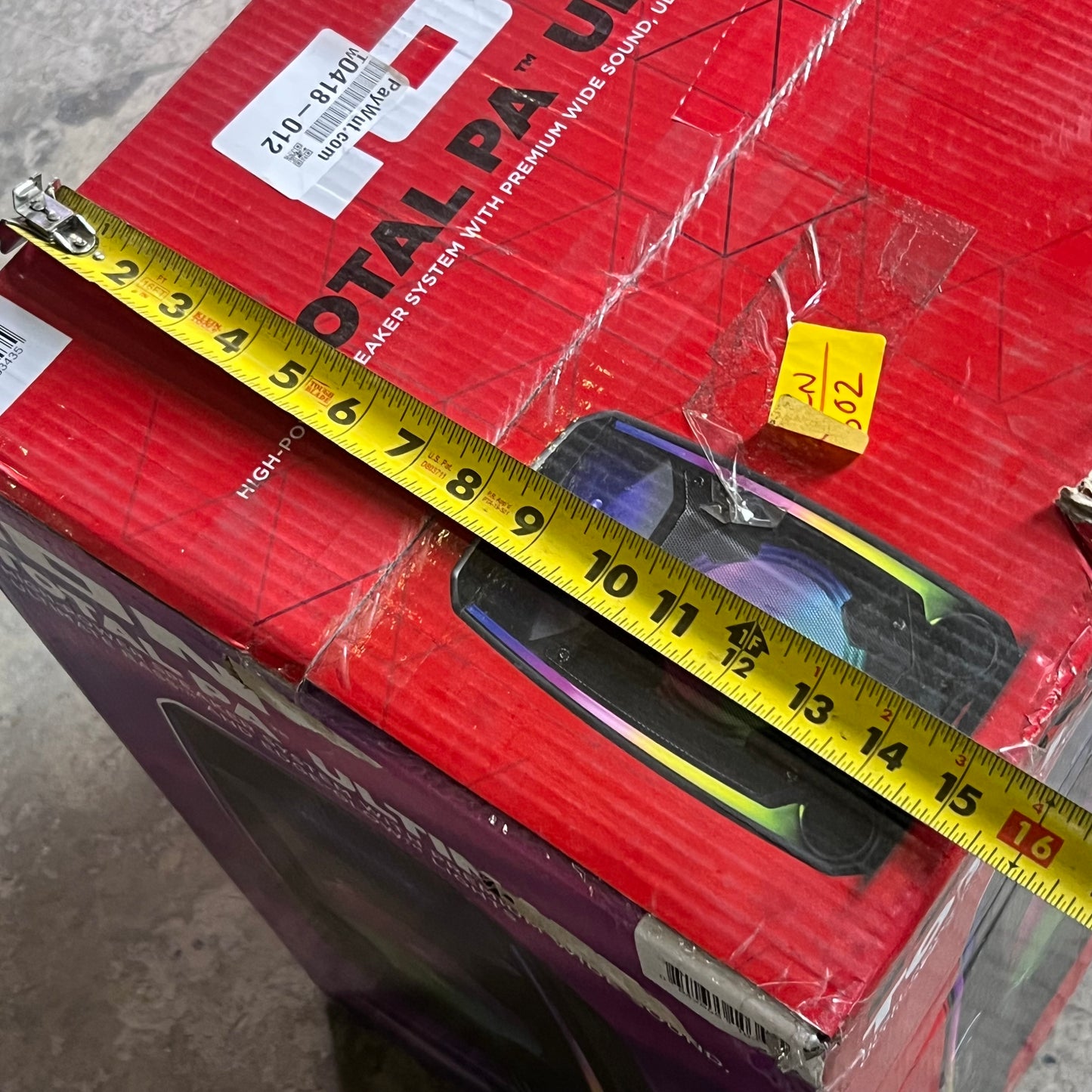 ION MFG Total PA Ultimate Bluetooth PA Speaker System Black IPA161REV E (New Other, Distressed Box)