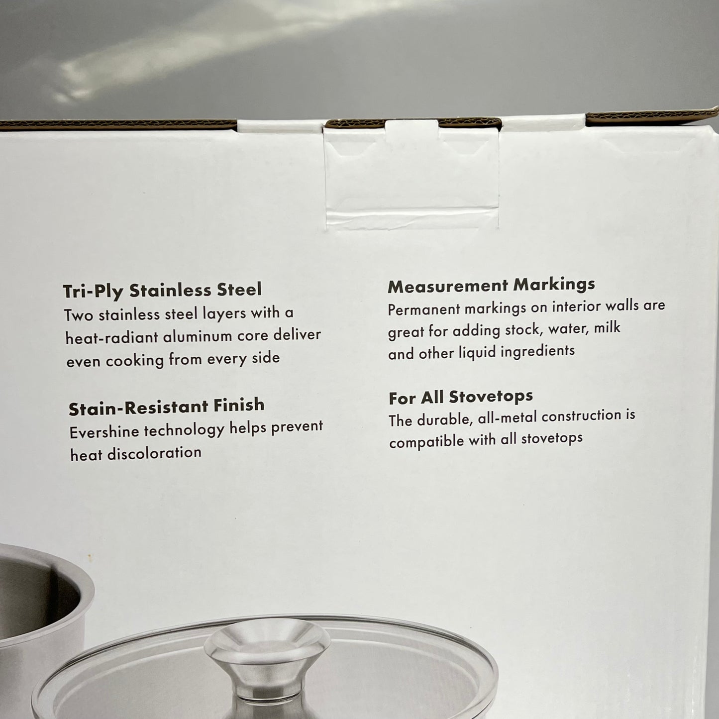 OXO Stainless Steel Mira Series Sauce Pans W/ Lid 1.7qt & 3.3qt CC005891-001