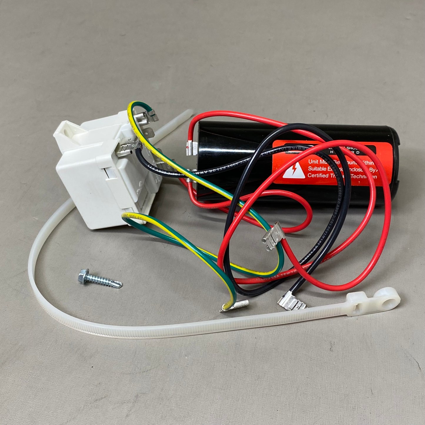 PROPARTS Potential Relay & Start Capacitor 3-Wire Hard Start Kit 50/60Hz Black PPCS2