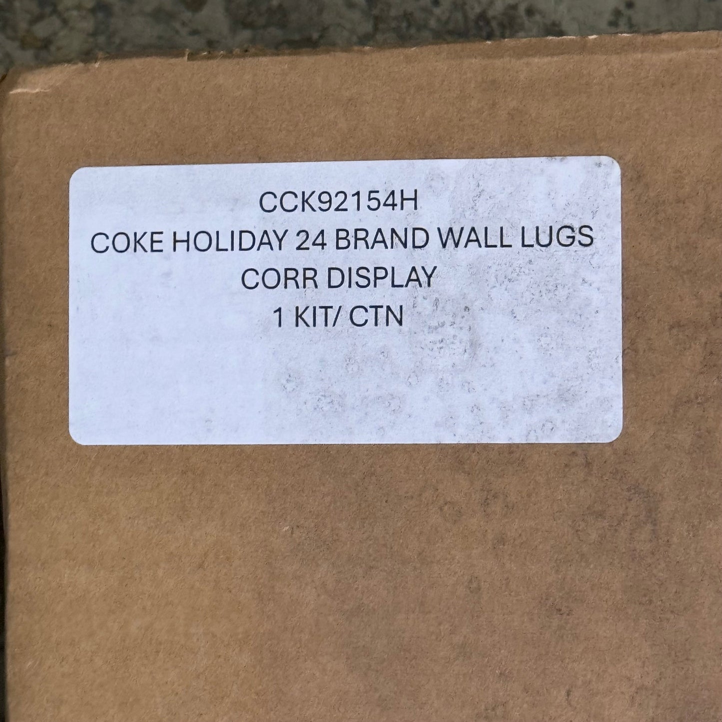 ZA@ COCA•COLA (4 Pcs) Christmas Designs on Cardboard CCK92154H Sz 42”Hx33.5”W (New) F