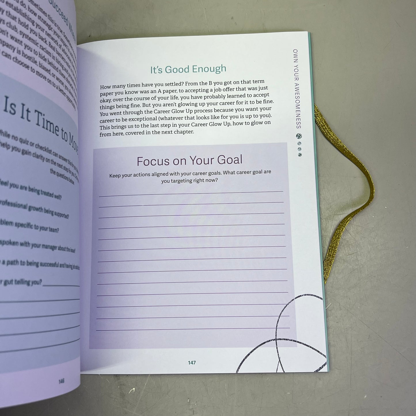 CAREER GLOW UP  How To Own Your Ambition Self-Help Journal By Jennifer Brick