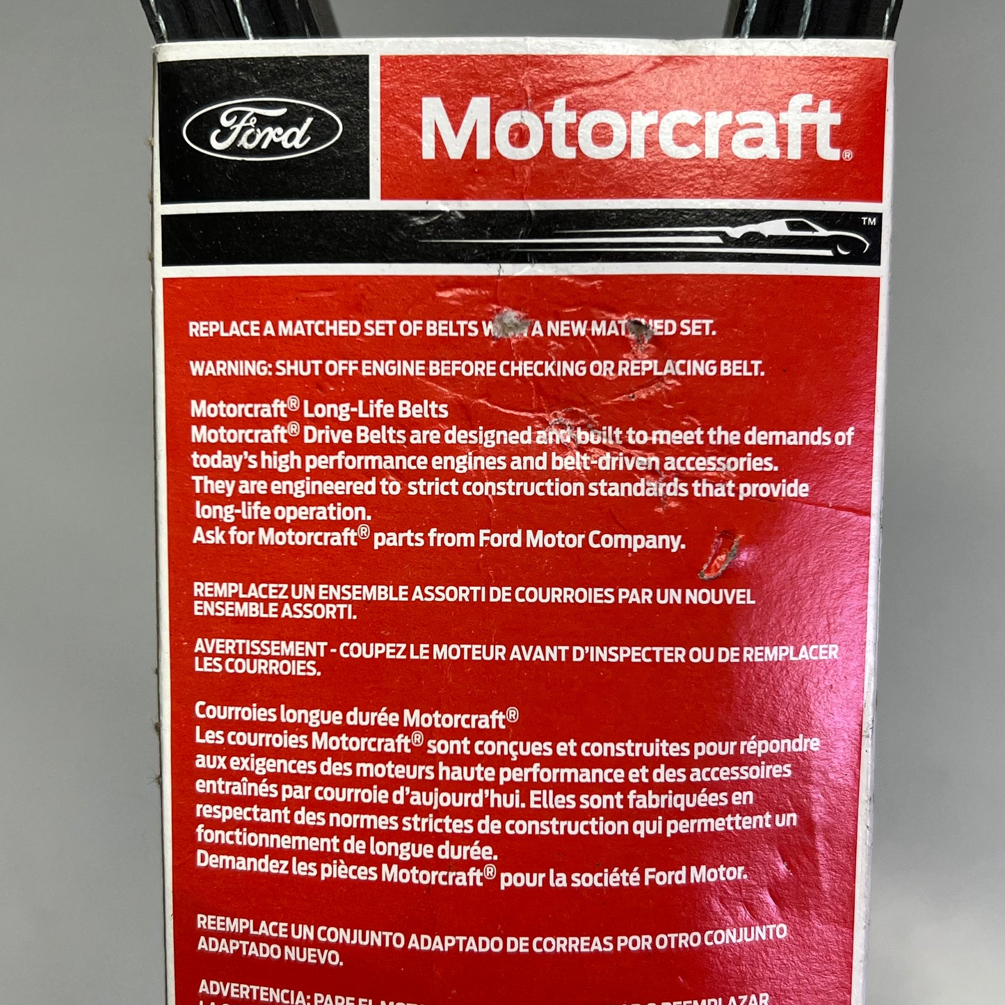 FORD MOTORCRAFT Extra Heavy Duty Serpentine Belt 6.7l Genuine OEM JK81353