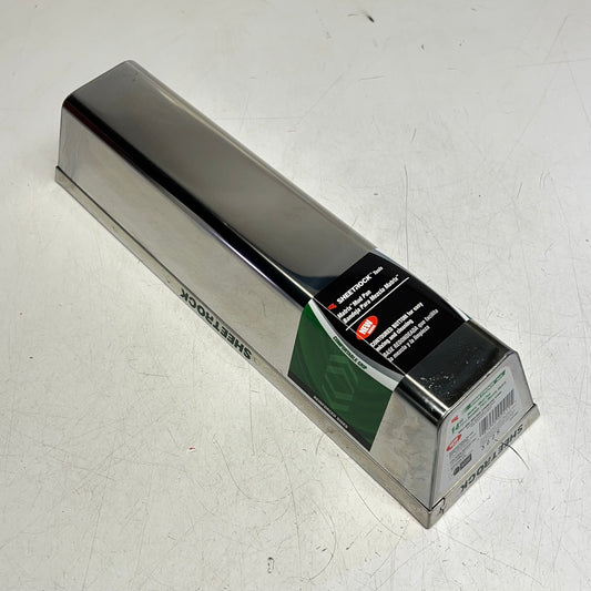 SHEETROCK Matrix Mud Pan W/ Reinforced Band Contoured Bottom 14" Silver 340403