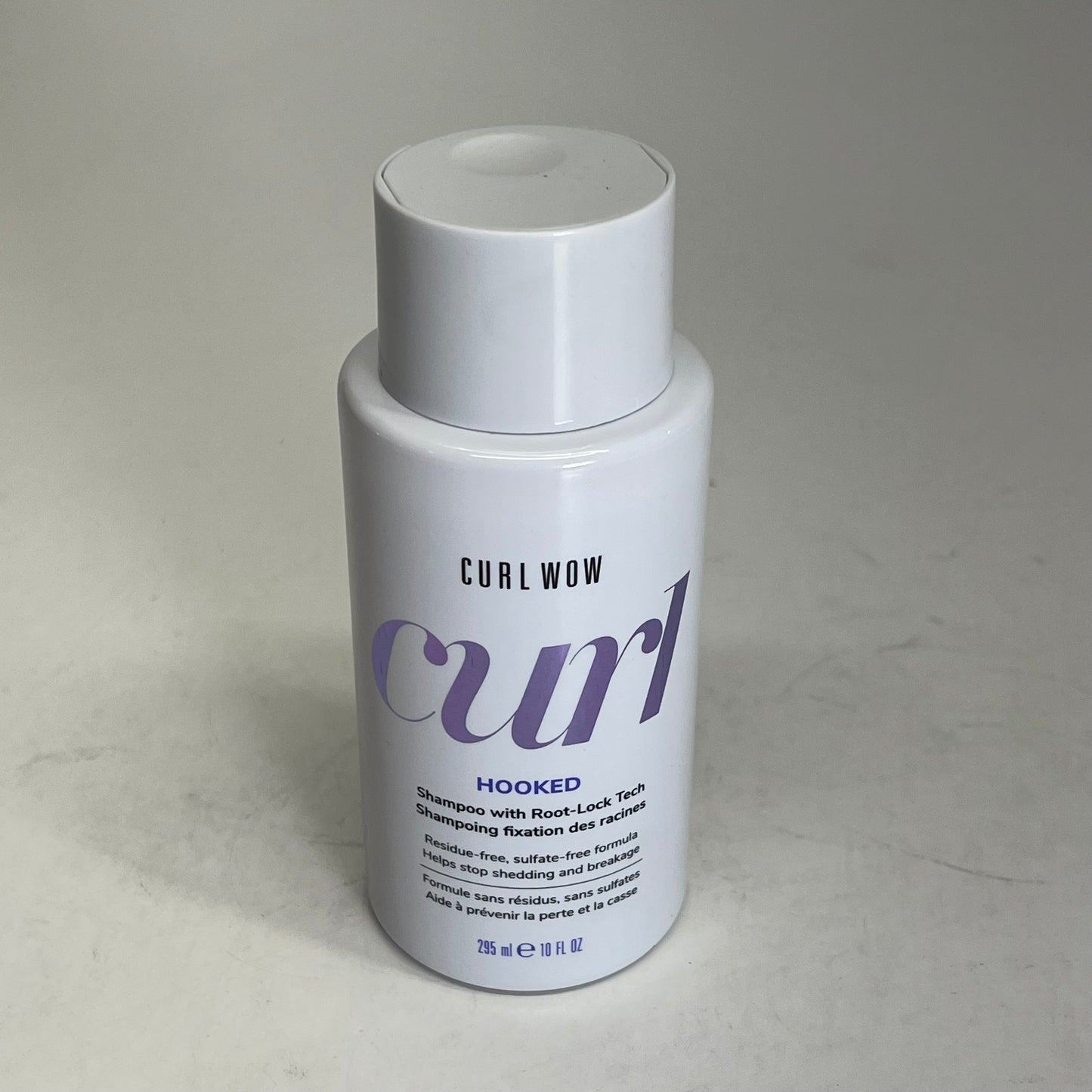 CURL WOW  Curl Hooked Shampoo W/ Root Lock Tech Prevent Shedding 10 fl oz