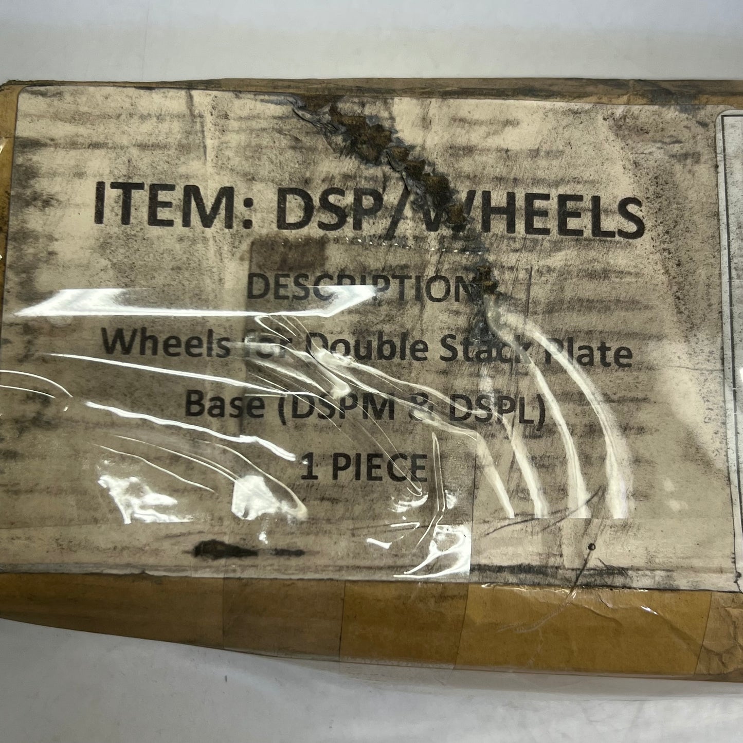 TENTE (4 PACK) Wheels for Double Stack Plate Base Sz 3.8"D x 3"W, 700608