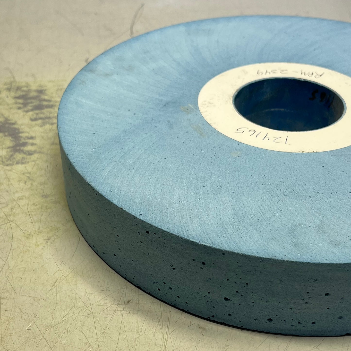 ROCHESTER Grinding Wheel 3" Arbor RPM 2344 330 x 55 x 76.2mm Light Blue 124165