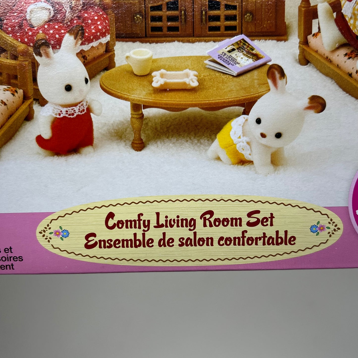 CALICO CRITTERS Comfy Living Room Set w/ Changeable Cushion Covers 40 pc CC1808