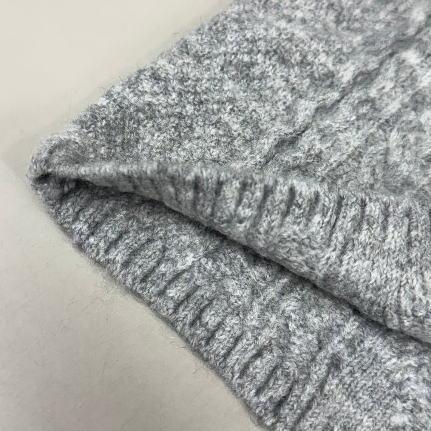 VINCE CAMUTO Cable Knit Sweater Women's Sz-XS Light Heather Grey SC2895