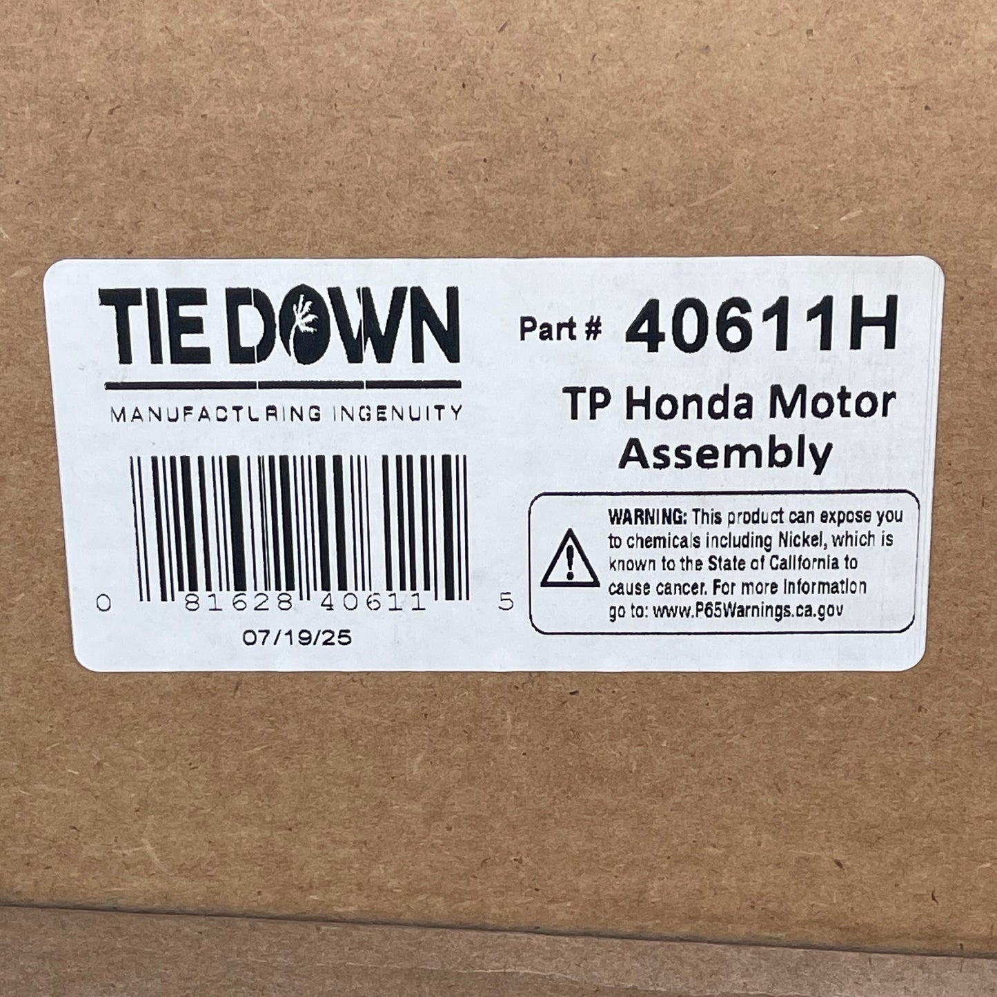 TIE DOWN Tranzporter Carriage & Hoist W/ HONDA Motor TP250 (INCOMPLETE)