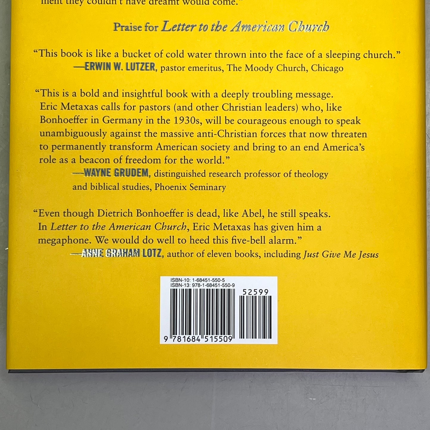 RELIGIONLESS CHRISTIANITY Gods Answer To Evil By Eric Metaxas Hardback Book
