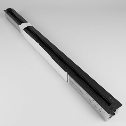 THE BIO FLAME 120" Smart 3D Water Vapor Fireplace Insert - Wi-fi App Control Remote & RS485 Integration - Black