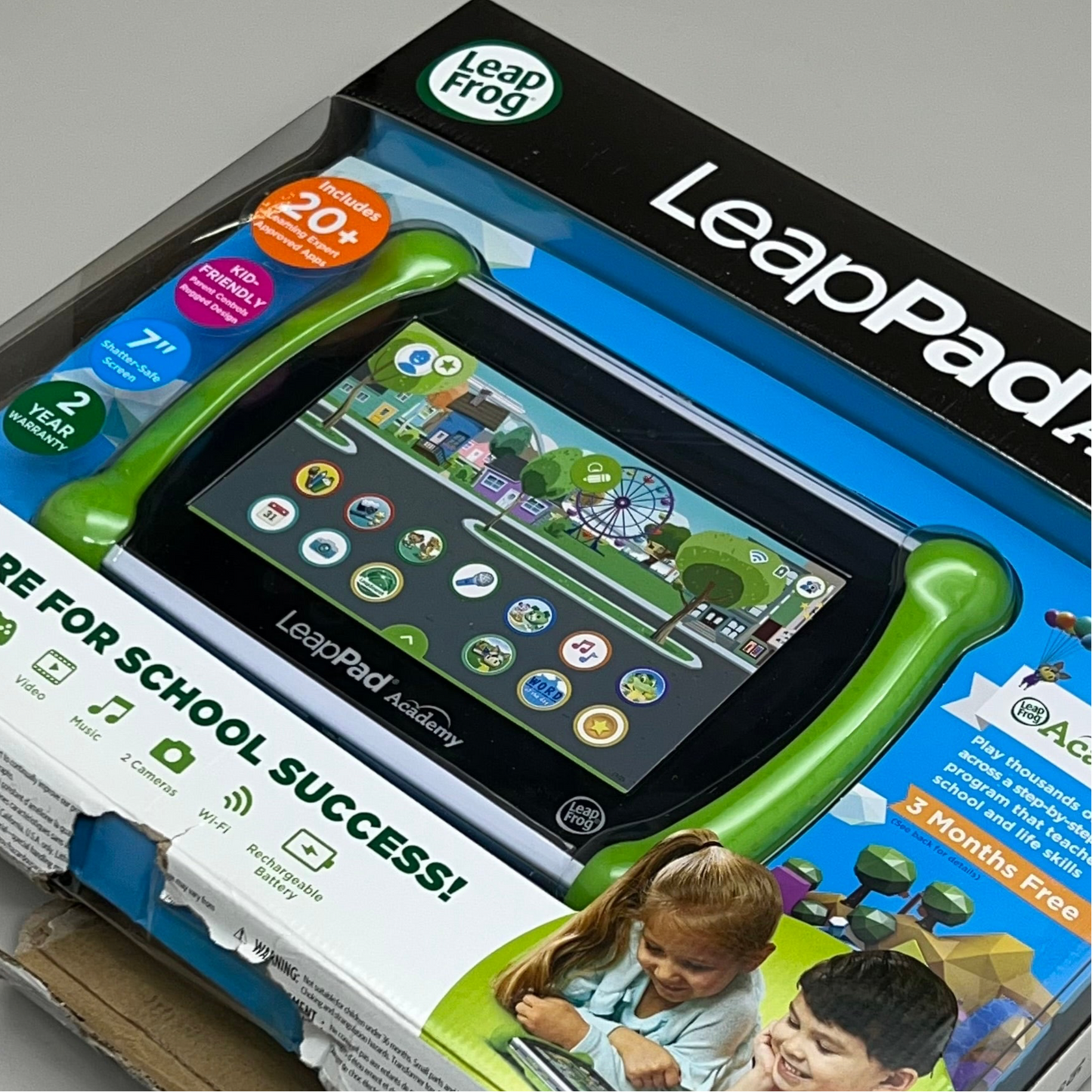 VTECH Leapfrog LeapPad Learning Tablet English Shatter-Free Screen 3-8yrs 6022 (New Other)