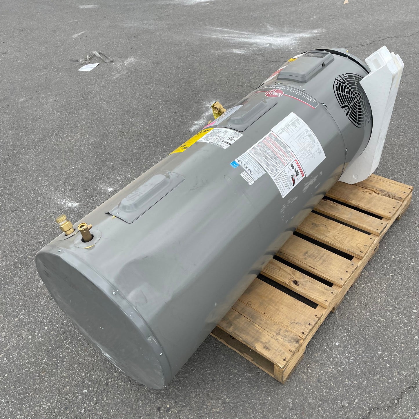 ZA@ RHEEM Hybrid Water Heater 50 gal Grey (AS-IS)(B)