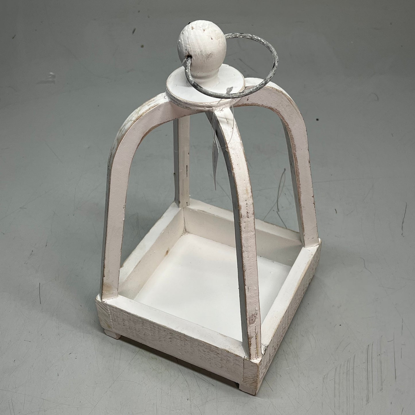 RAZ IMPORTS (SET OF 2) Open Lanterns Home Decor 17.75" White Wash 4341506