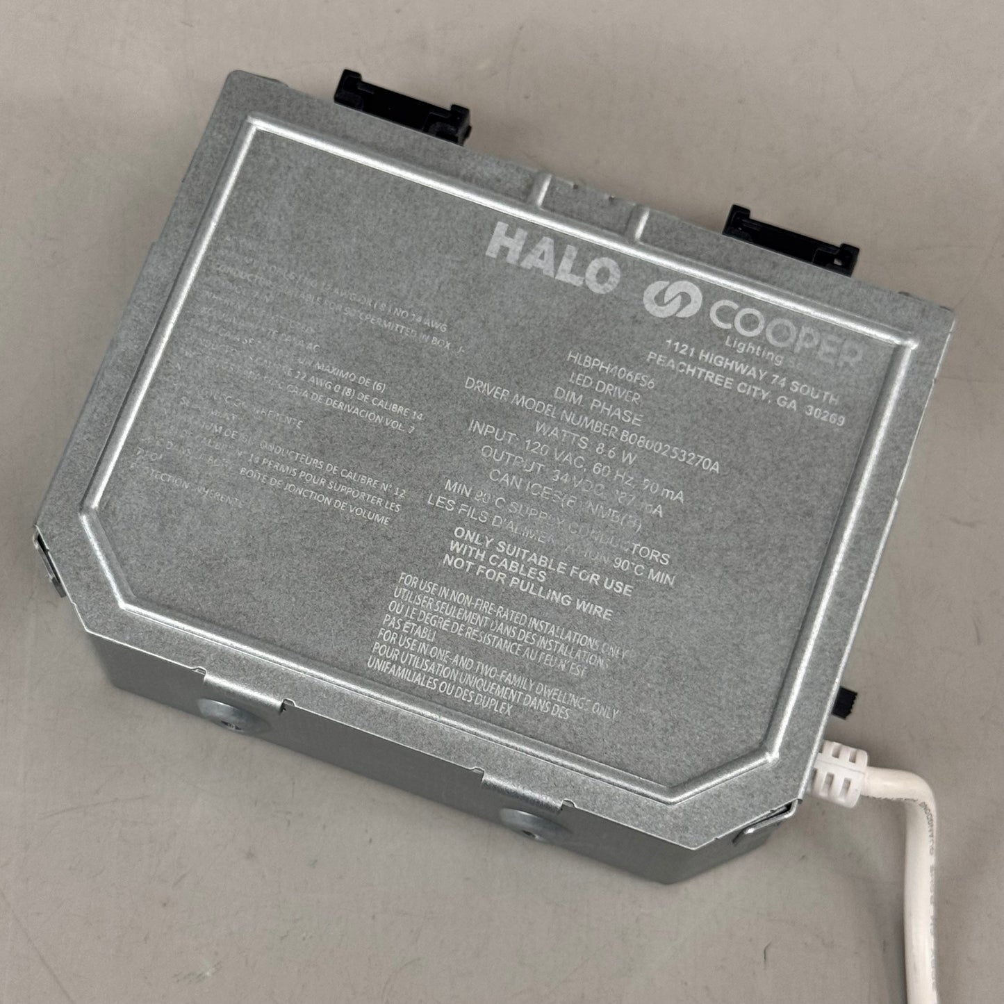 HALO Halo Hlbph 4 In. Slim In/outdoor Canless Led Downlight, 6 Selectable Color Temperatures, Dimmable, 790 Lumens, Matte White HLBPH406FS6