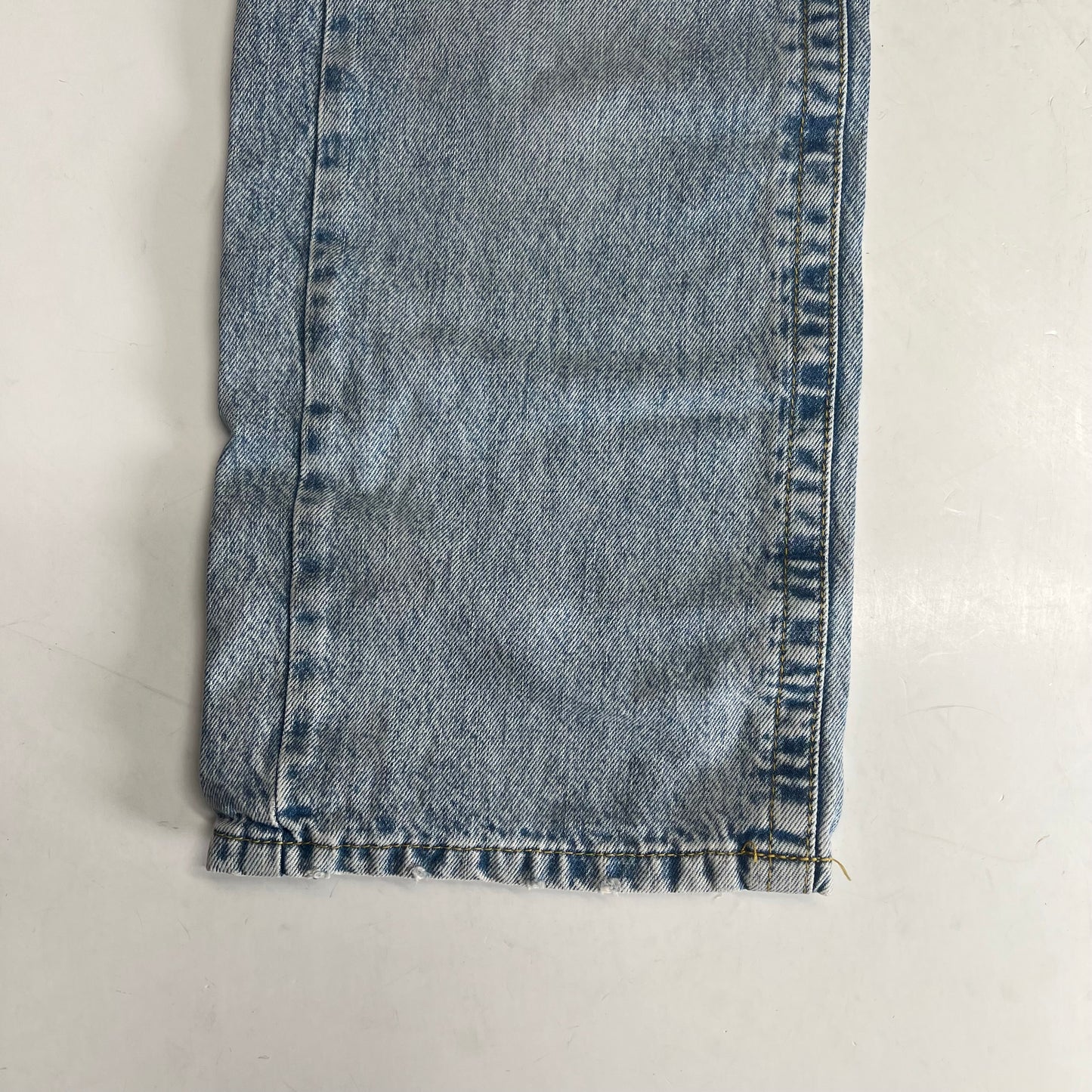 URBAN OUTFITTERS Kayla Low Rider Wide Leg Jeans Women's Sz 24W 32L Bleach