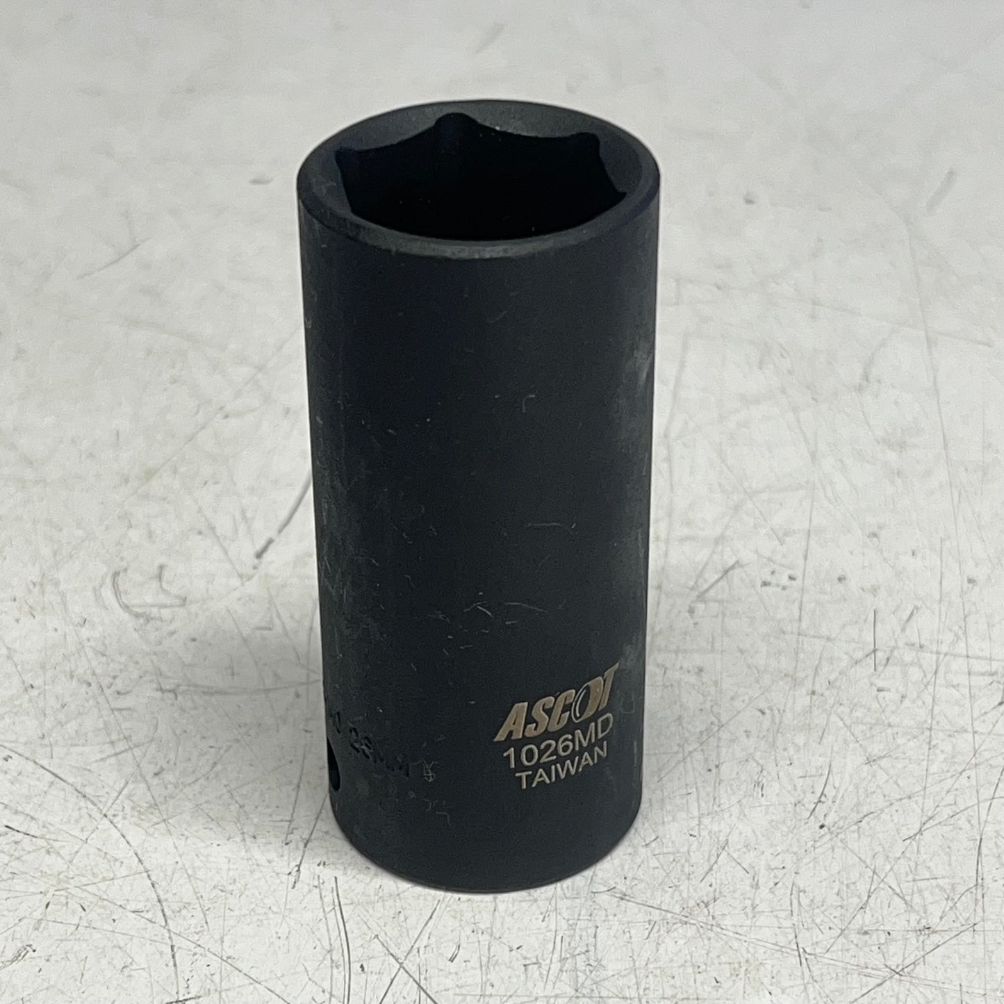 ASCOT (14 PIECE SET) Deep Impact Socket Set W/ Hard Case Metric Black 1153MD