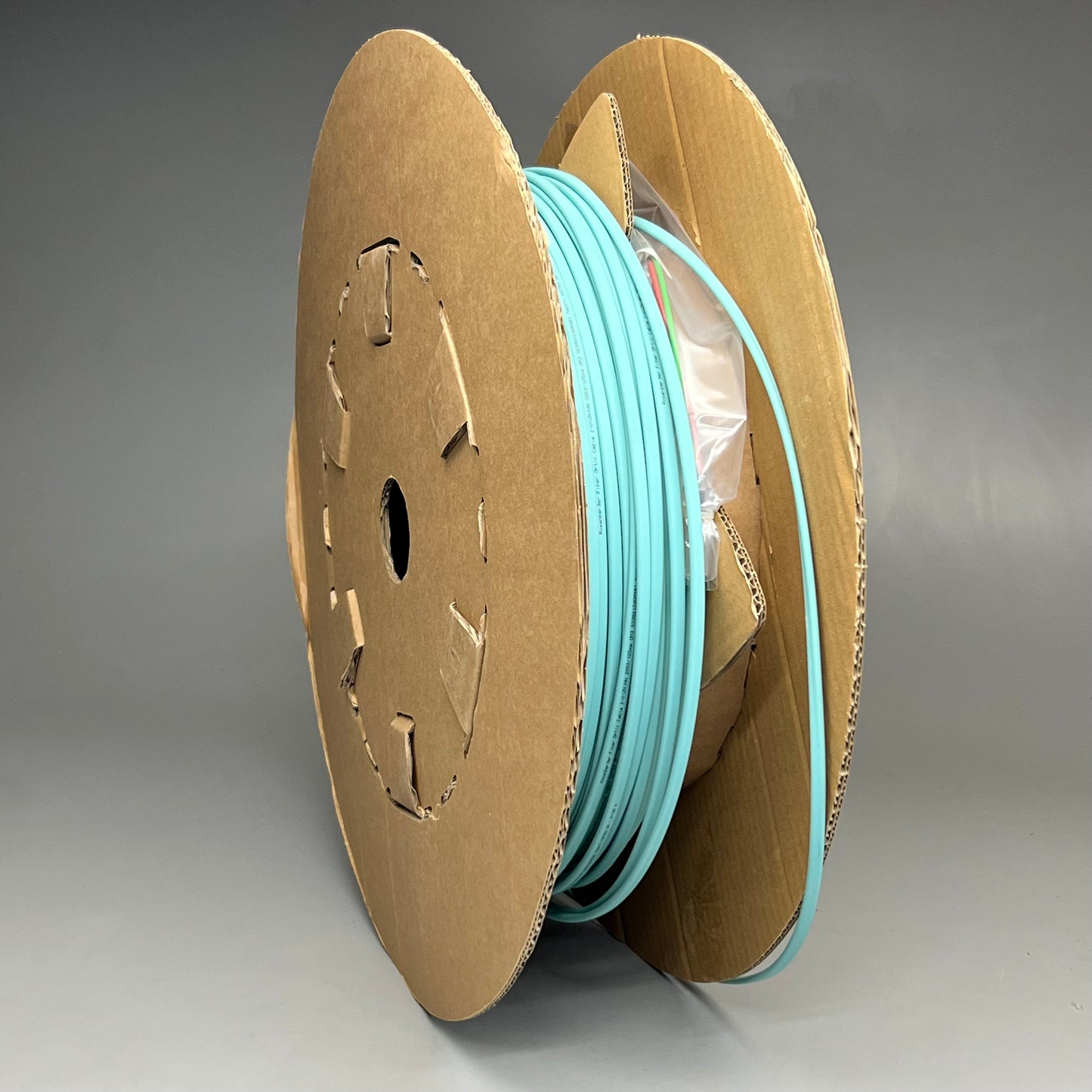 RESENBERGER Fiber Optic Cable, 50/125 µm Aqua Plenum OM3 328 Ft