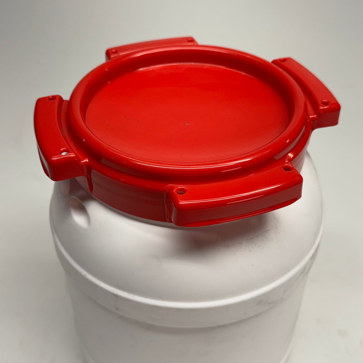CURTEC White HDPE Plastic Poly Drum – 6.05L (1.6 Gal)