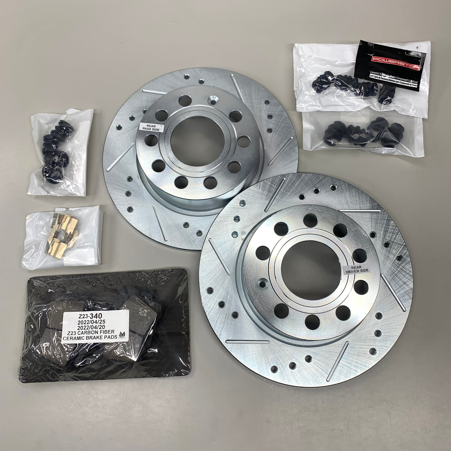 POWERSTOP Brake Systems Z23 Evolution Sport Brake Upgrade Kit Rear K5671