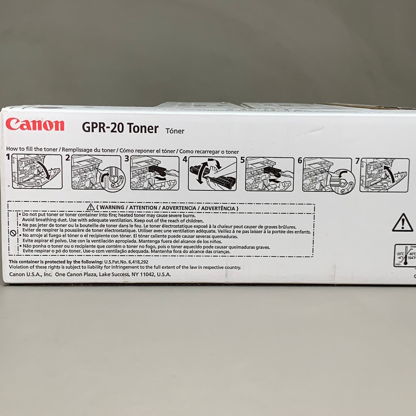 CANON (4 PACK!) GPR-20 Toner Color Image Runner Magenta/Cyan/Yellow/Black C5180(5)