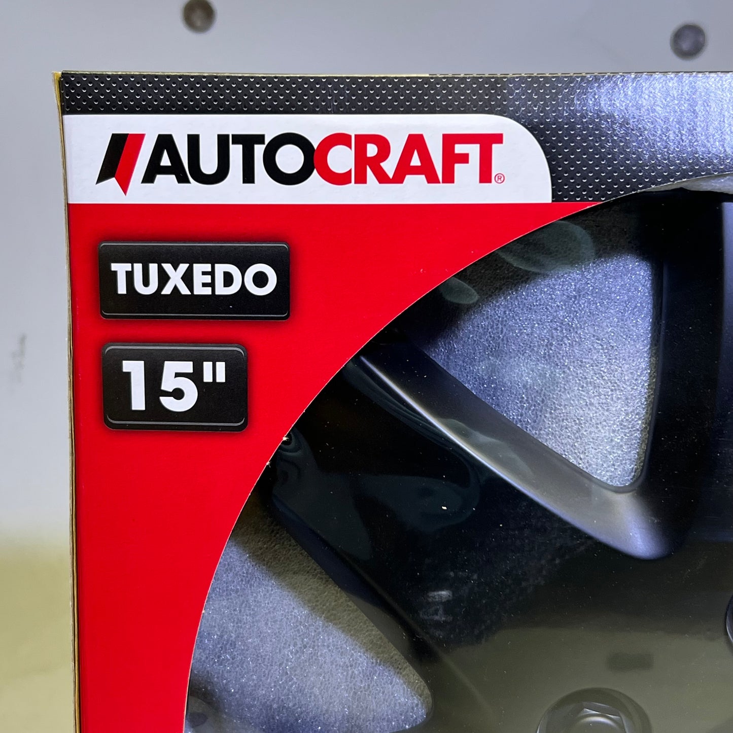 AUTOCRAFT (4 PACK) 15" Wheel Covers, Rust Resistant Finish, Black AC219