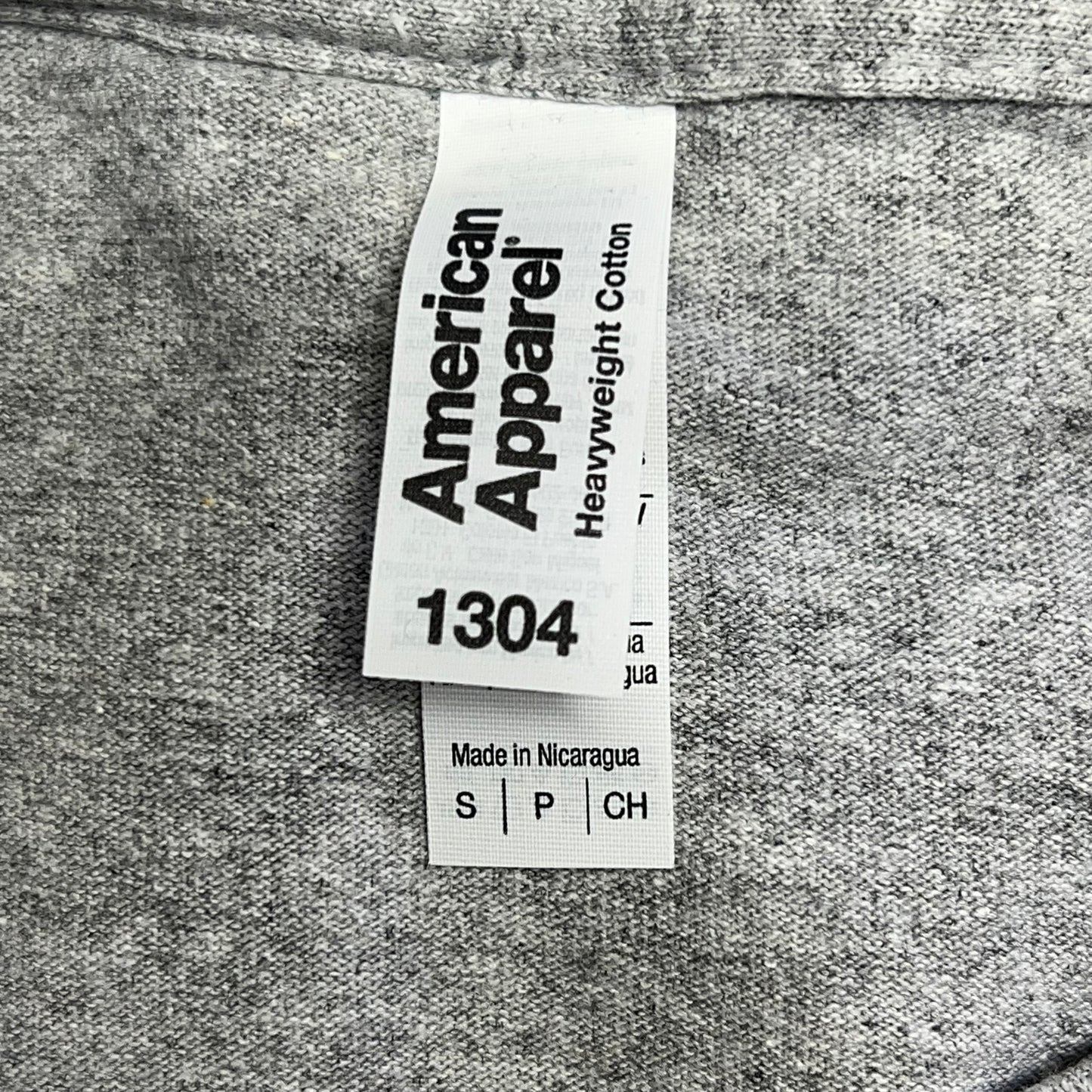 ZA@ AMERICAN APPAREL (12 PACK) Heavyweight Cotton Long Sleeve Tee Unisex Sz S Grey 1304