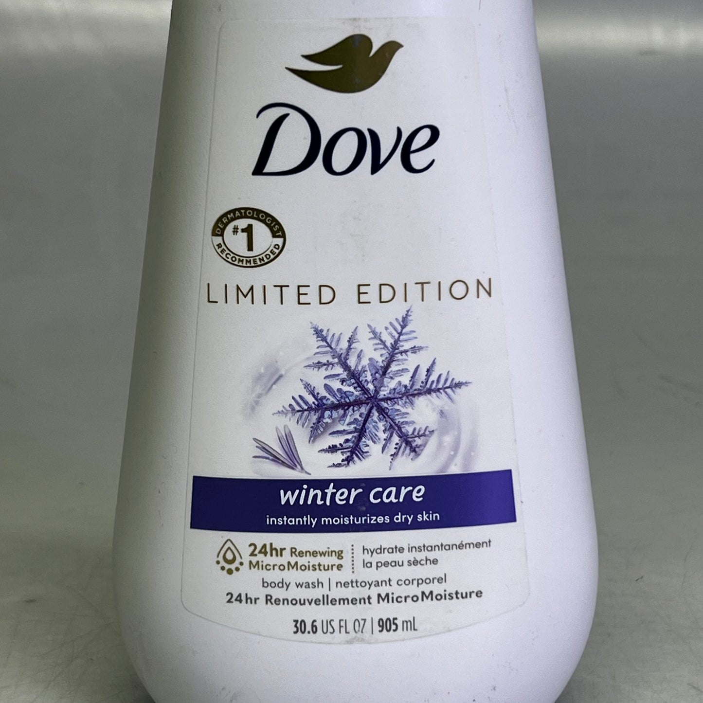 DOVE Limited Edition Winter Care Liquid Body Wash with pump 30.6 fl. oz.