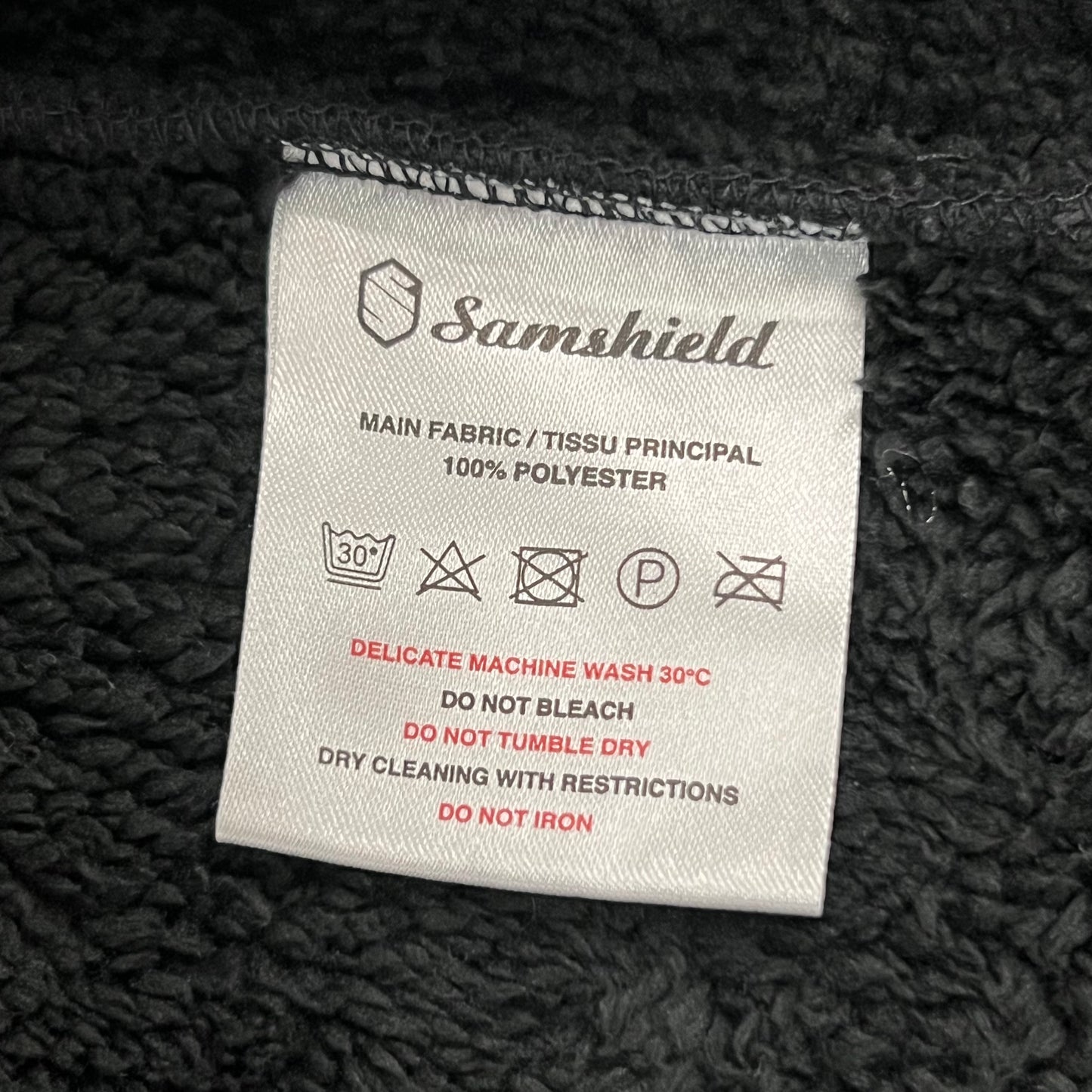 SAMSHIELD Premium Equestrian Fleece Lined Women's Jacket Sz S Black