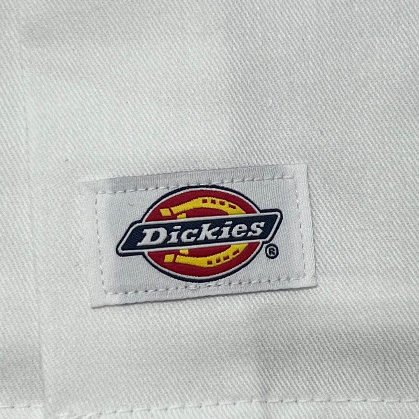 DICKIES Short Sleeve w/ Chest Pockets Work Shirt Men's Sz 2XL White 1574WH