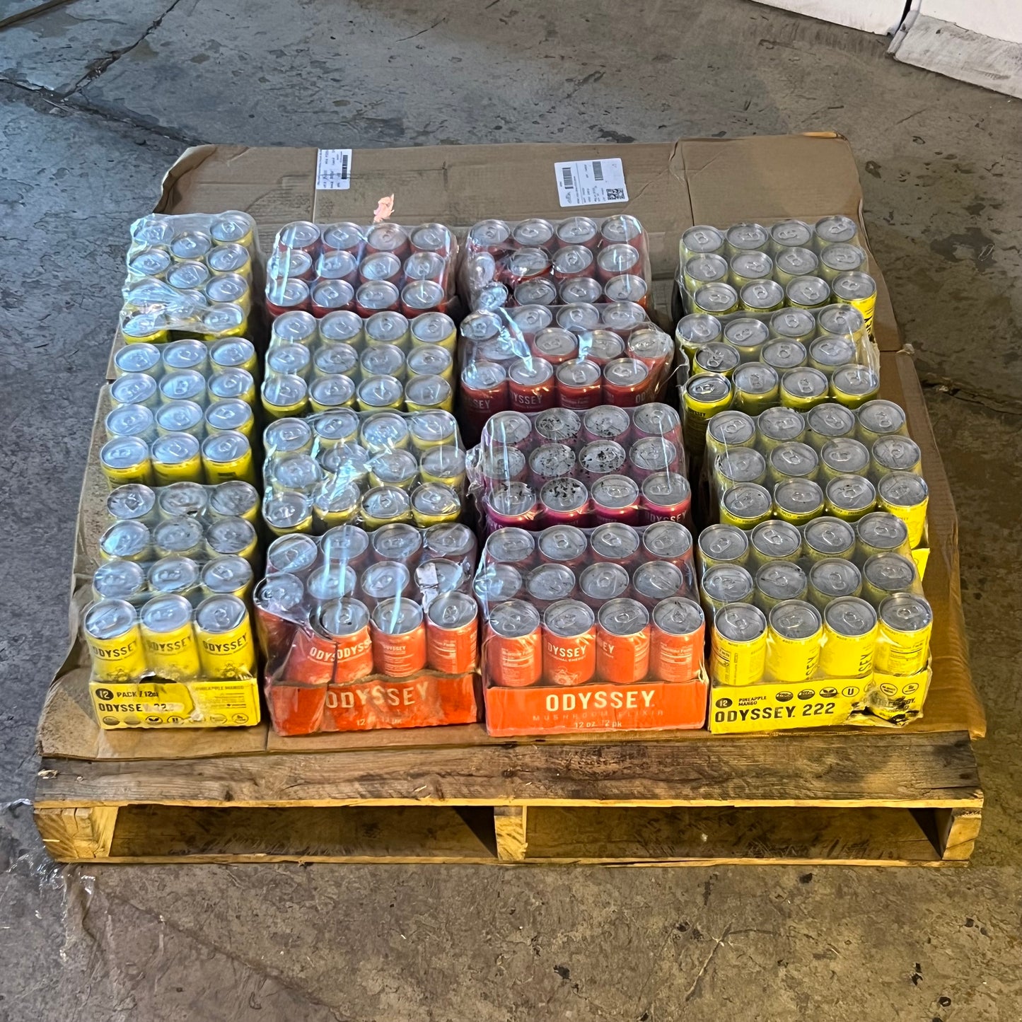 ZA@ Pallet of ODYSSEY Mushroom Elixir Sparkling Drink Energy + Focus BB 09/26