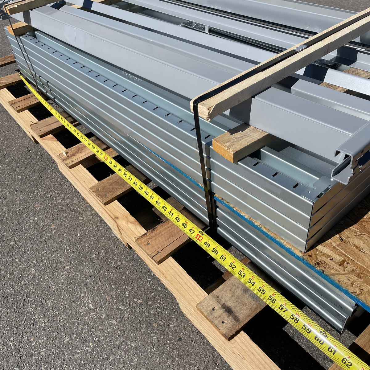 SSI SCHAEFER On-Line Series Gravity Flow or Industrial Shelving Unit 60"x55.25"x24" Steel OLSU.2450S-60V