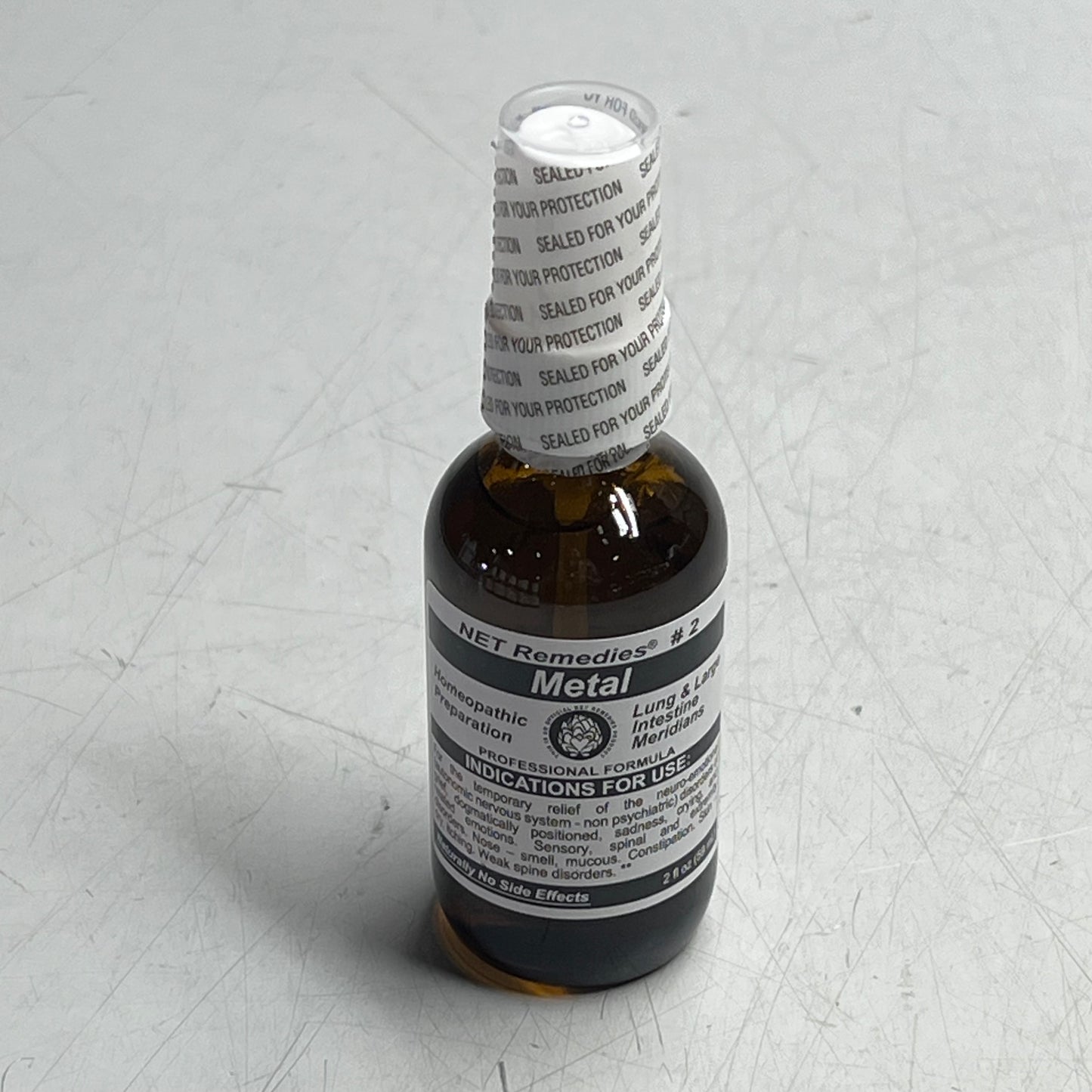 ZA@ NET REMEDIES (10 Pack) Metal #2 Lung & Large Intestine Meridians Homeopathic Preparation 2 fl oz I