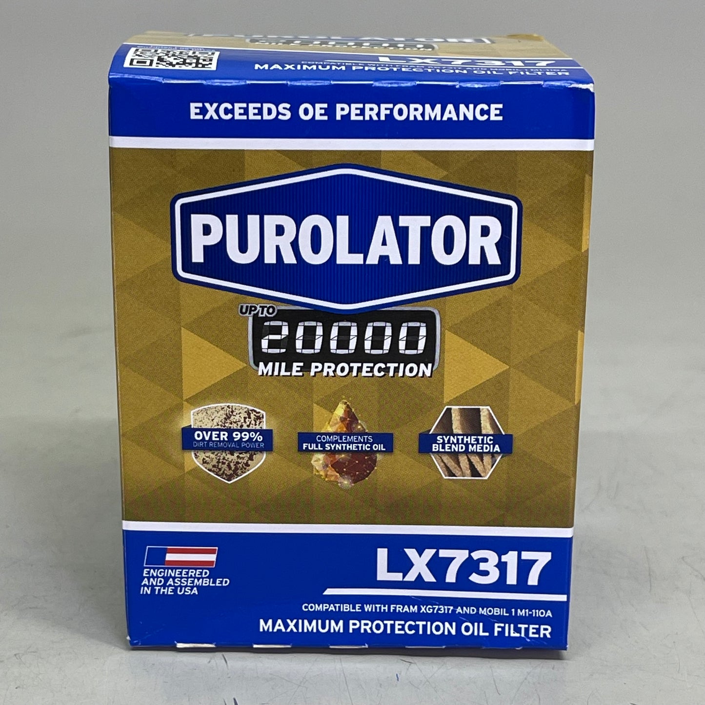 PUROLATOR (6 PACK) Maximum Protection Oil Filter 20000 Miles LX7317